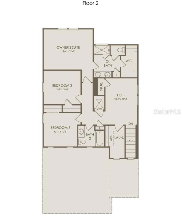 Pinecrest Floor Plan Rendering