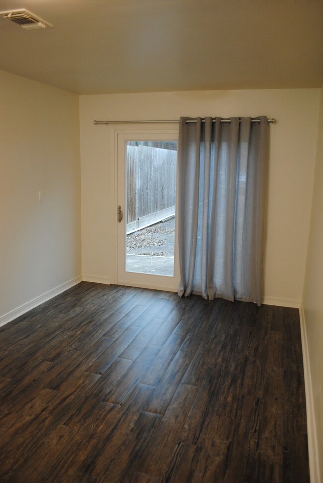 Inviting living area with a view from the kitchen.