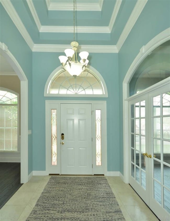 Family room to front door - Dining L / Office R