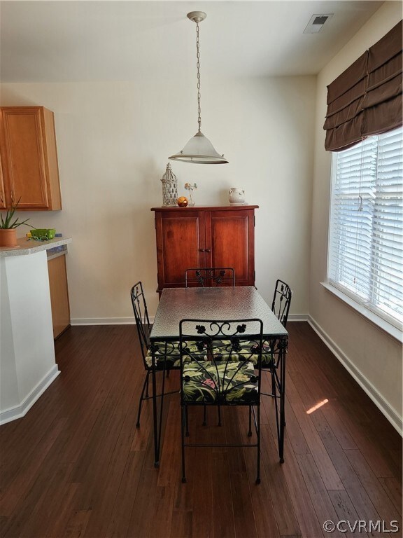 Eating area in kitchen