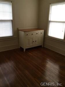 Bedroom number three. Beautiful floors, freshly pa