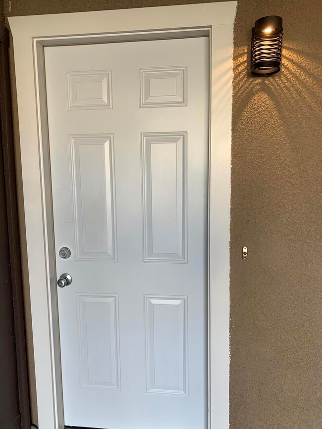 New entry door
