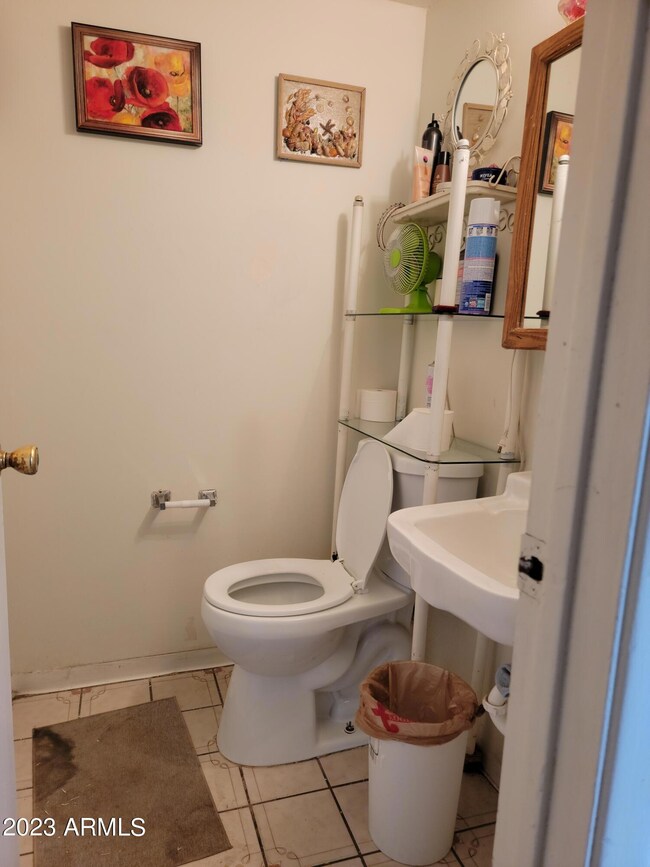 Downstairs restroom