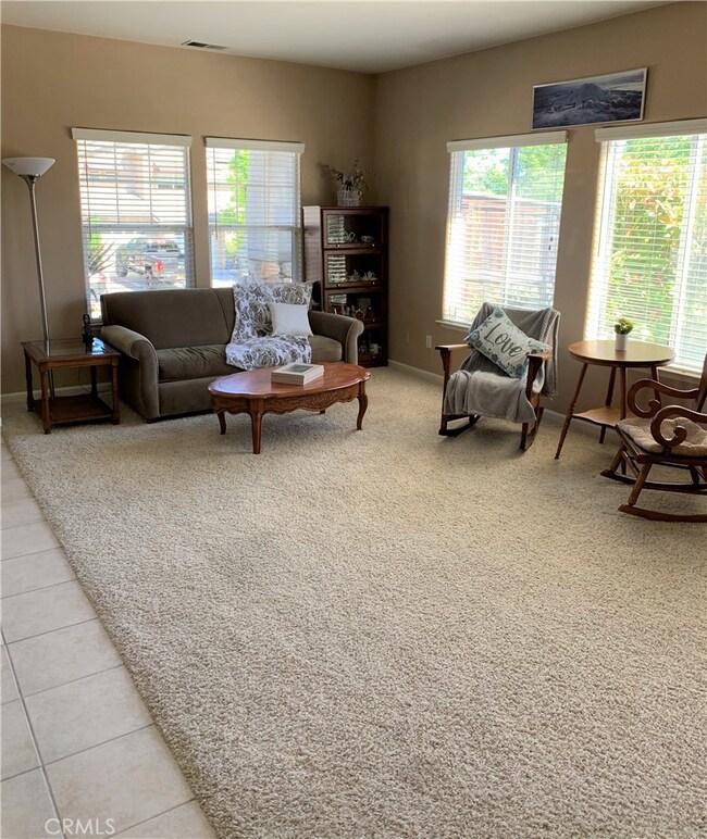 Living room at front of house