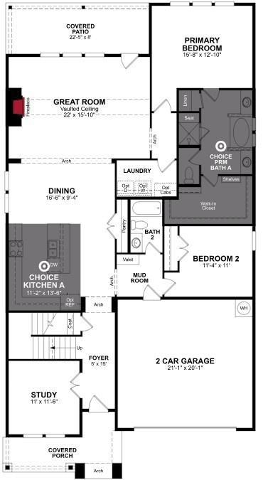 Beazer Homes Valencia at the Lake Laredo floorplan