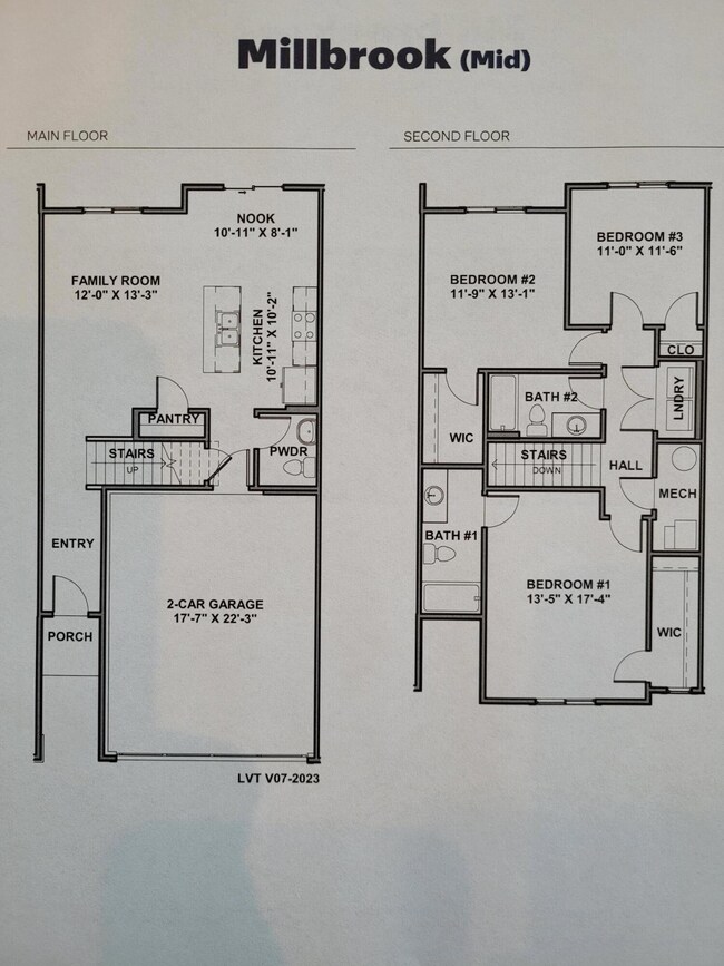 Millbrook Floor Plan