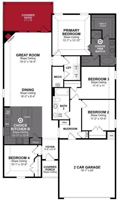 Beazer Homes Stark Farms Brooks Floorplan
