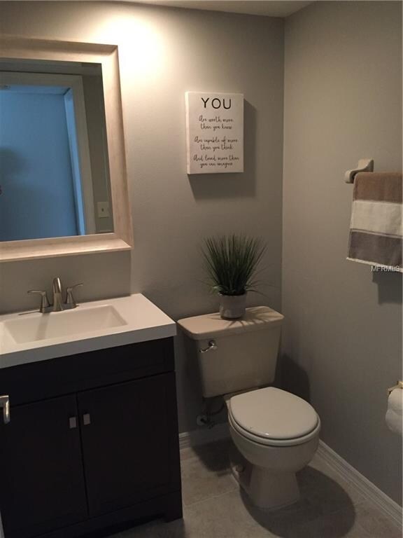 Powder room on main floor