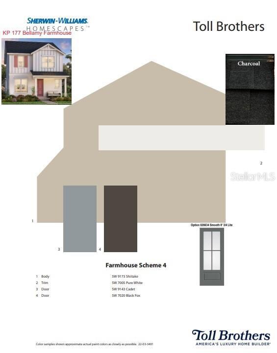 Exterior paint color scheme