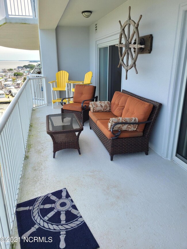 front balcony looking east