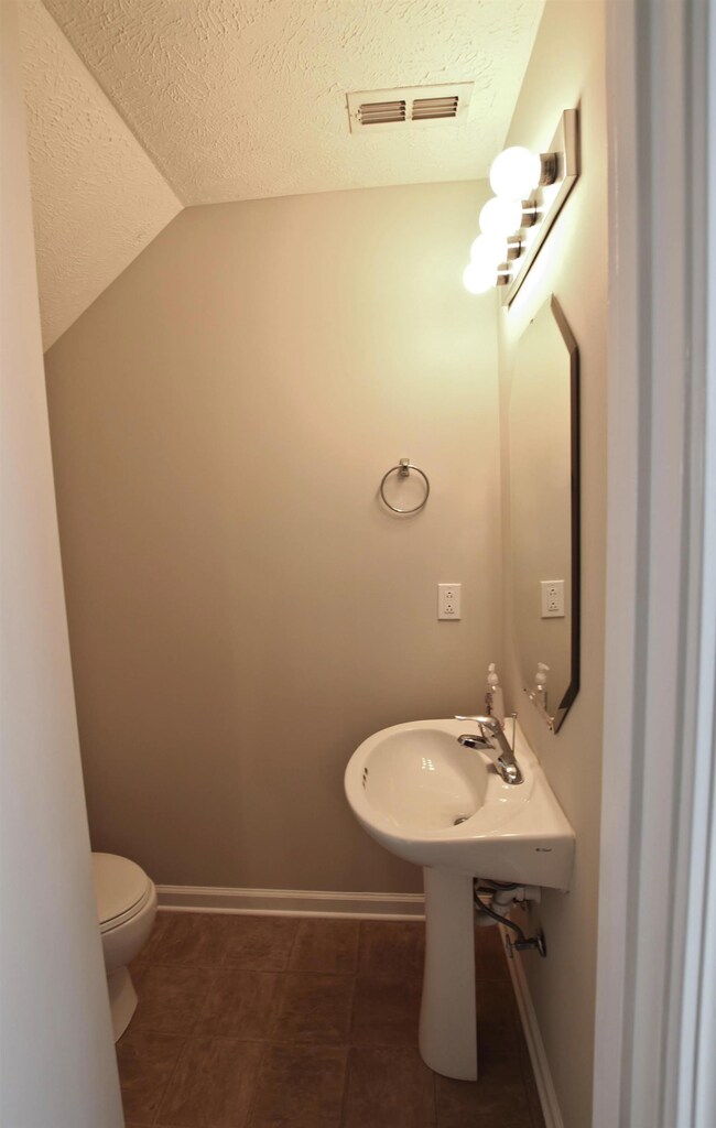 Half bath down.