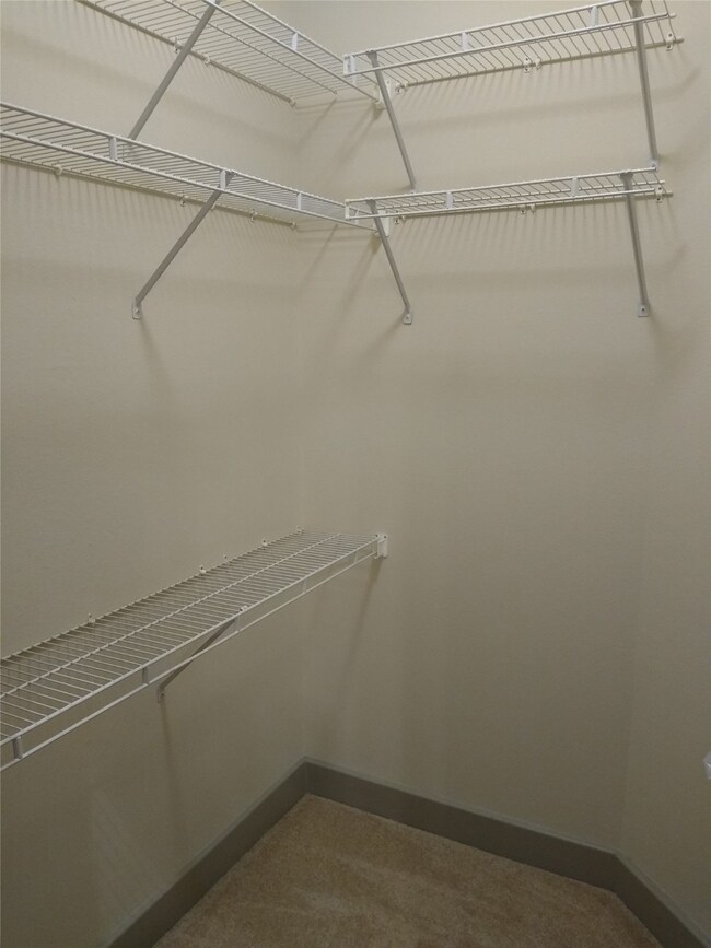 Large walk in closet