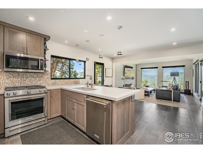 Kitchen Open to Family Room