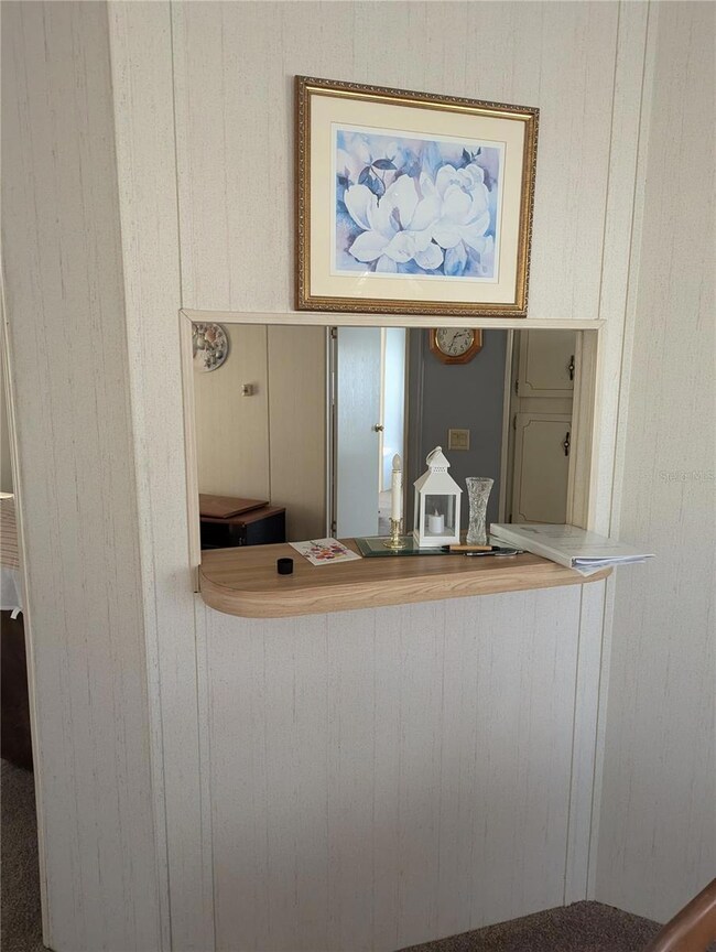 pass thru to dining area
