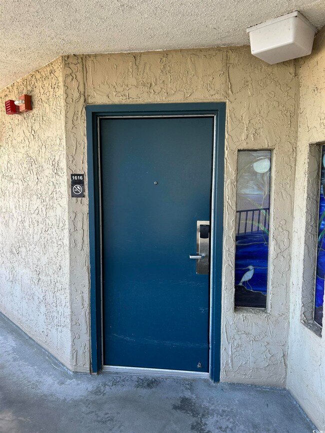 View of exterior entry