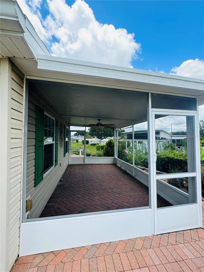 Perfect screened in patio for entertaining or just relaxing outside!