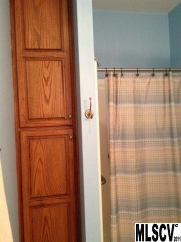 Master shower