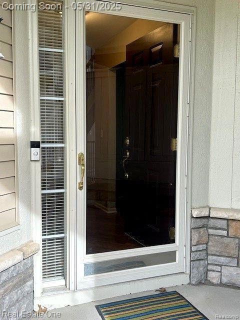 Private entryway.
