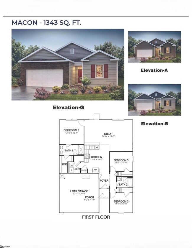 1020 Gagmon Dr, Wellford, SC 29385 - photo 2