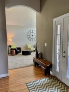 Foyer to living room