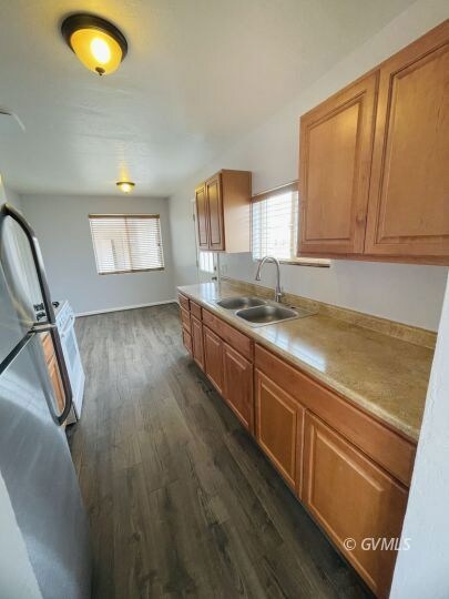 Kitchen looking into dining