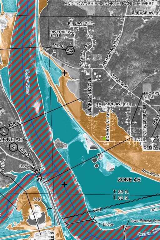 500 year flood plain, 0.2% annual chance of flood 