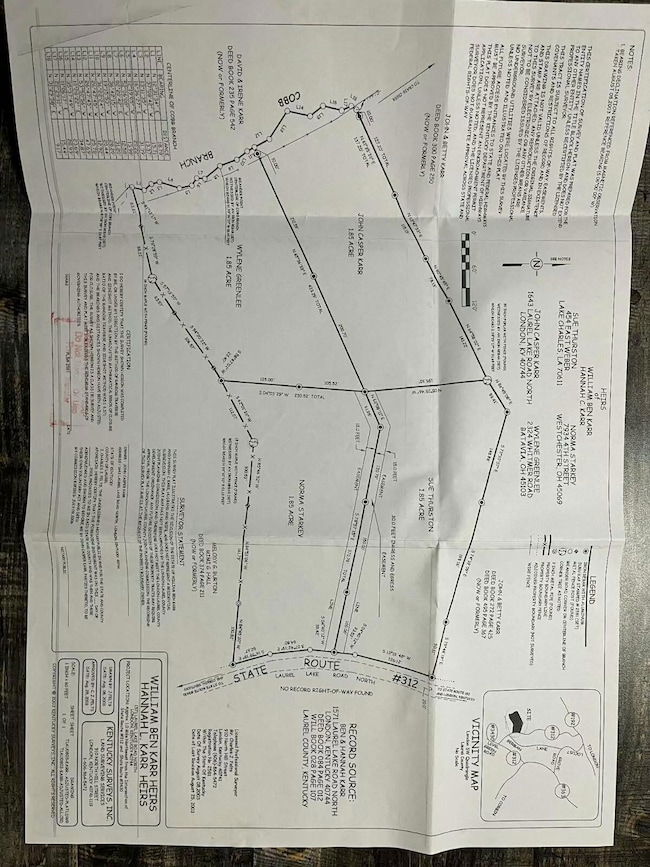 Survey for 1571 Laurel Lake Road N