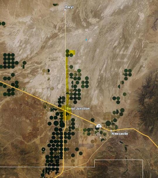 Beryl Jct Map