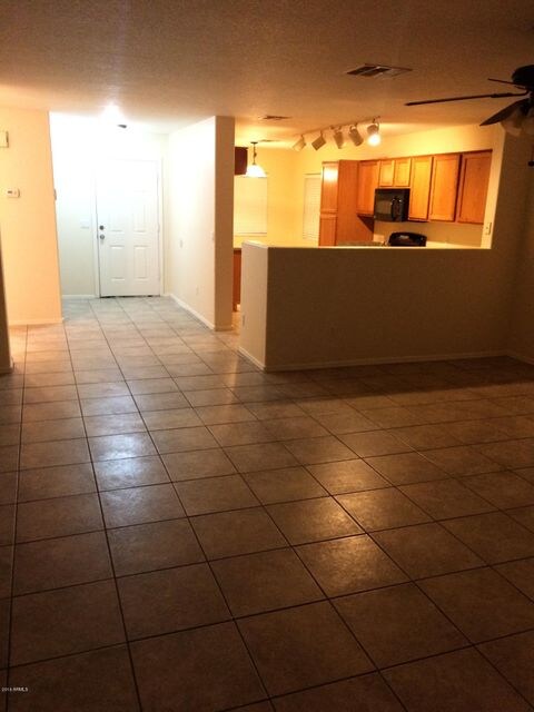 Front Door and Kitchen