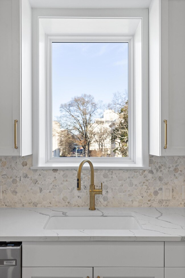 Kitchen sink with a view