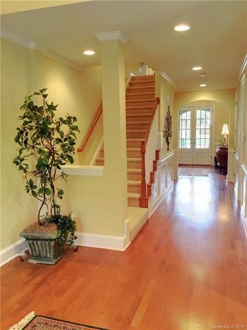 Large entry foyer creates an elegant approach