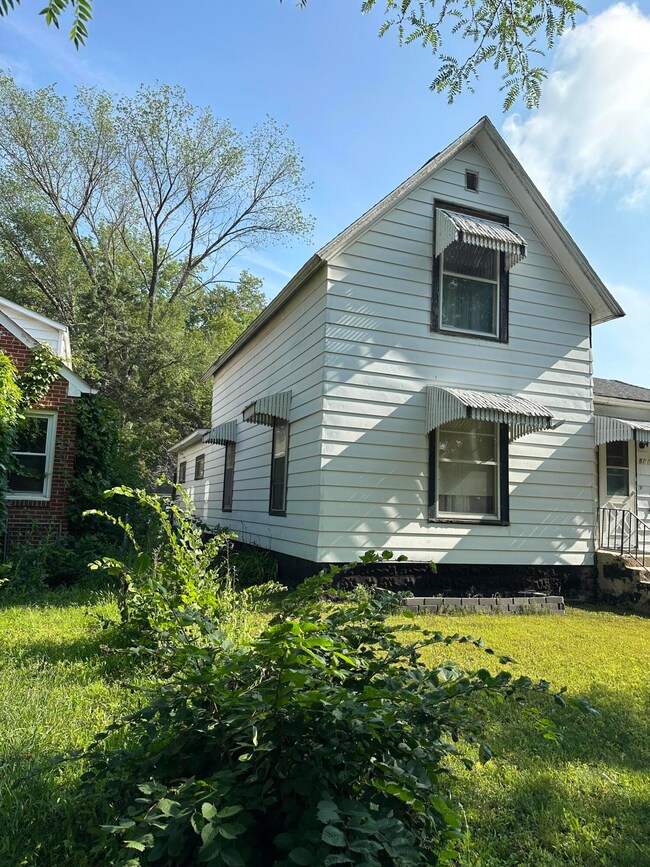 West side of house