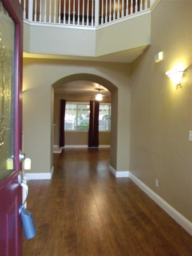 Looking into the entry foyer from the porch. Note 