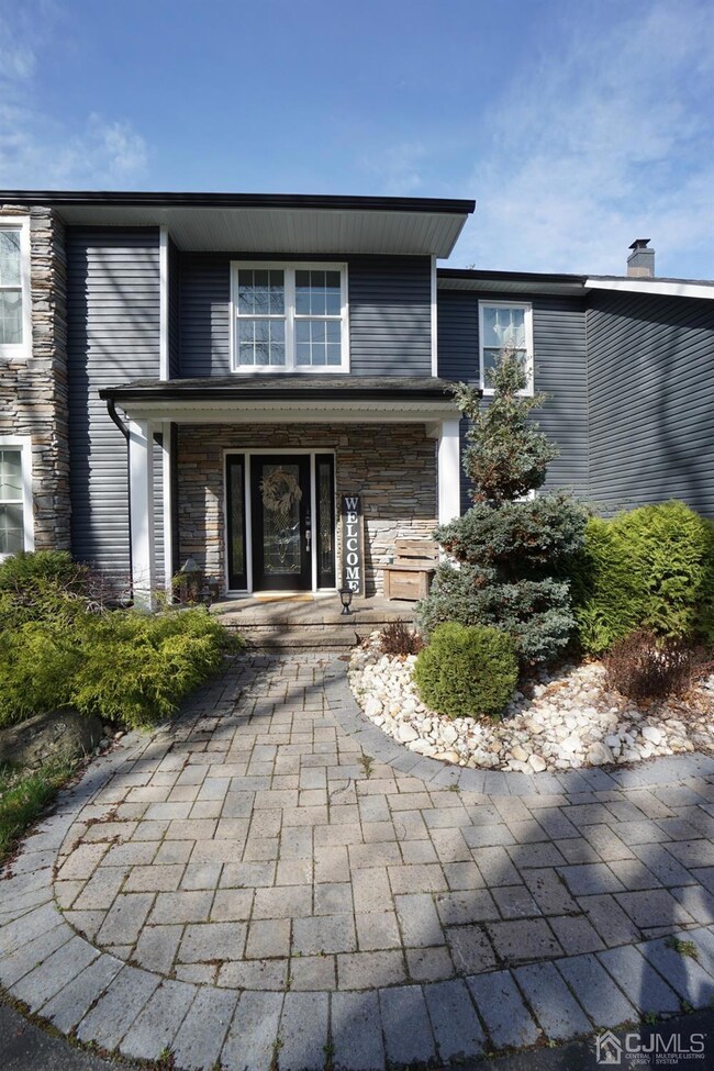 Walkway to front door