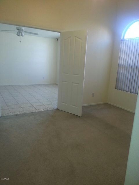 Den with double doors