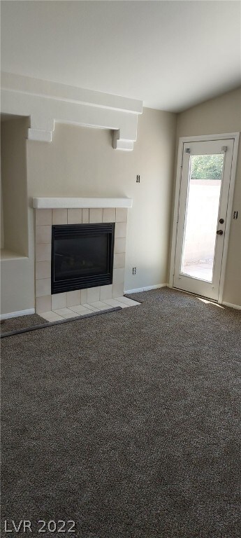Fireplace in family room