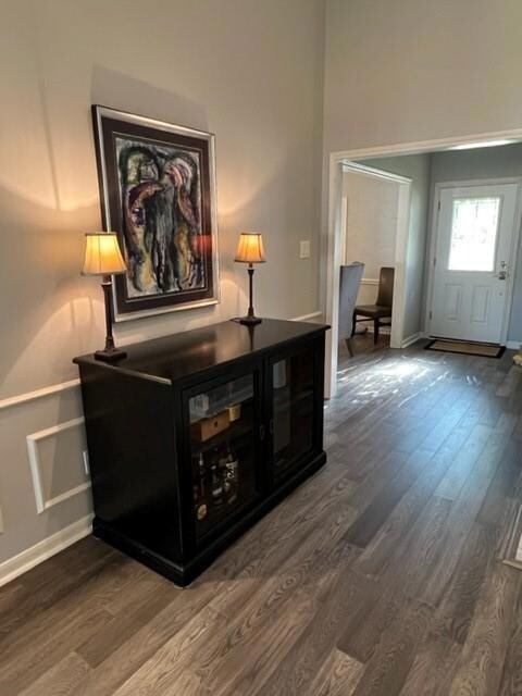 Entry looking towards front door