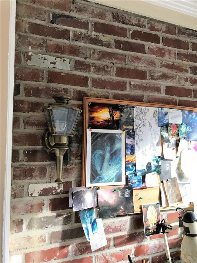 Charming exposed brick walls