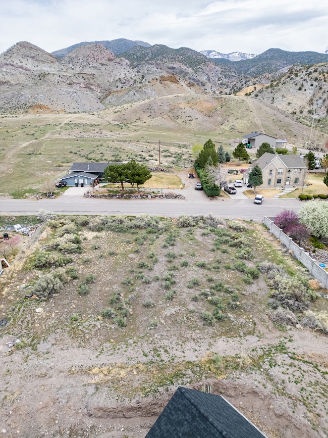 Aerial view of mountains