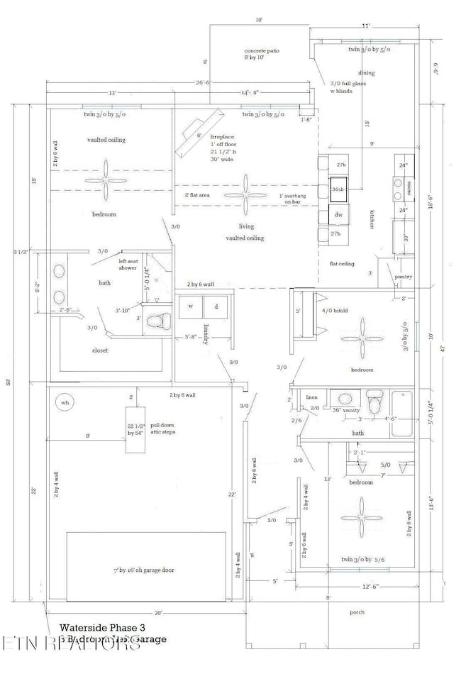 3-bedroom plan