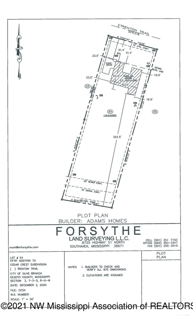 cc54 plot plan