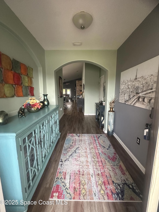 entrance to the house