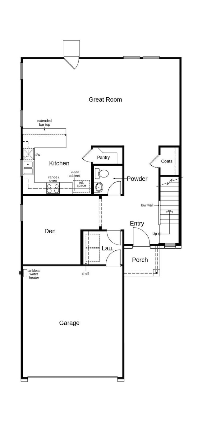 This floor plan features 3 bedrooms, 2 full baths,