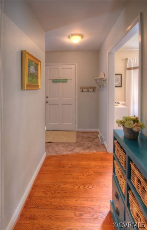 View of Foyer from Kitchen, Dining Room to the Right!