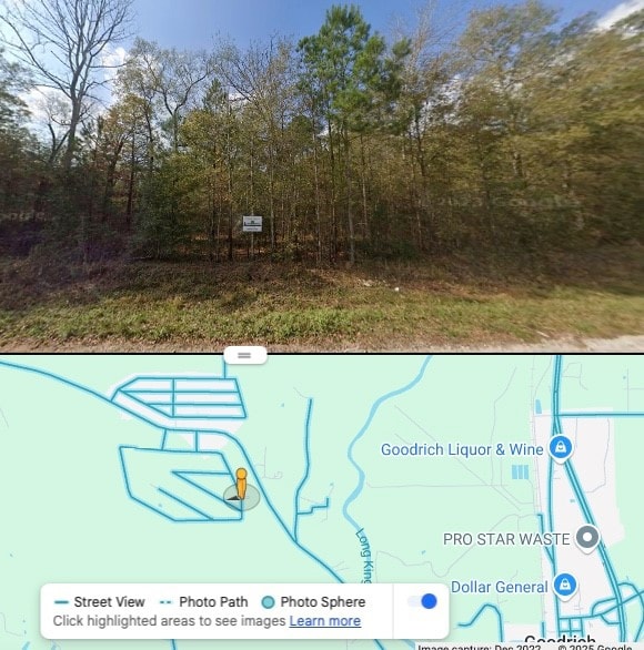 street view with map