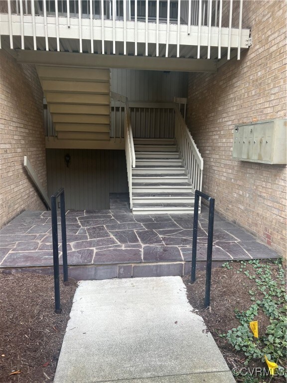 View of stairway