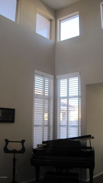 Sunscreens on West Windows in Front Room