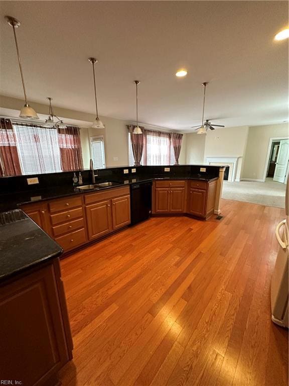 Kitchen w/ custom lighting
