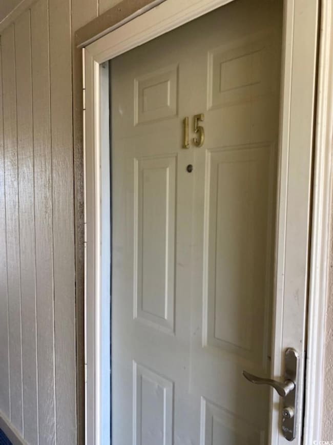 View of exterior entry