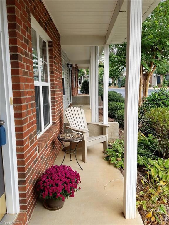 Nice covered porch.